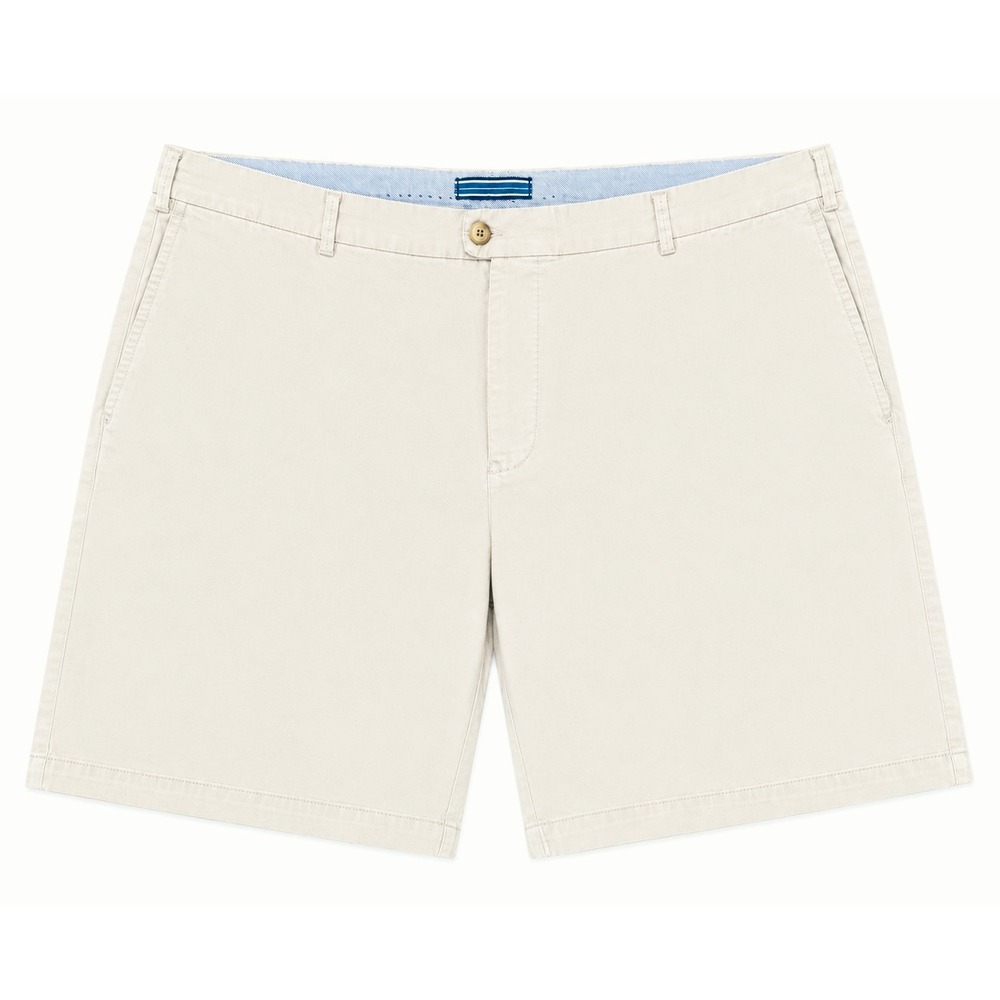 Peter Millar Shorts Mens 42 Beige Khaki Pima Cotton Stretch Excellent Condition